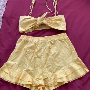 Princess Polly Yellow Two Piece Set